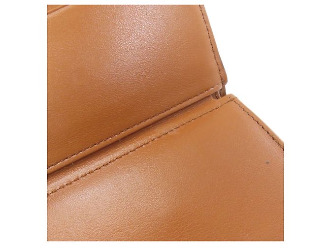 Céline Cartera pequeña con solapa Celine Triomphe Bi-fold Castaño - vista 14