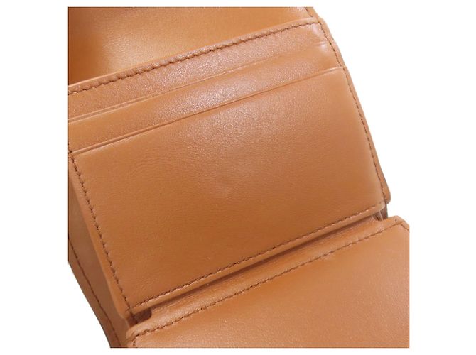 Céline Cartera pequeña con solapa Celine Triomphe Bi-fold Castaño - vista 15