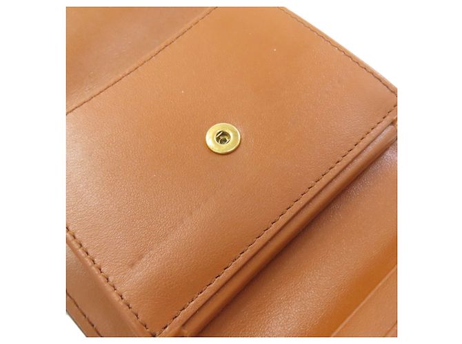 Céline Cartera pequeña con solapa Celine Triomphe Bi-fold Castaño - vista 17