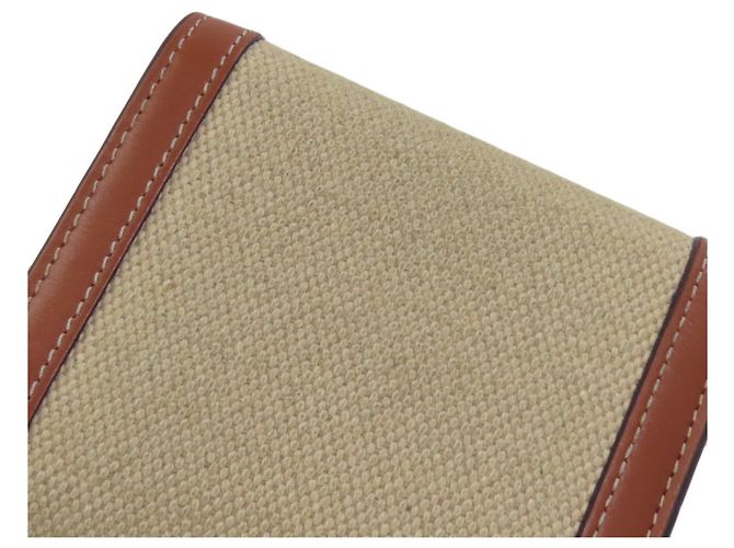 Céline Cartera pequeña con solapa Celine Triomphe Bi-fold Castaño - vista 27