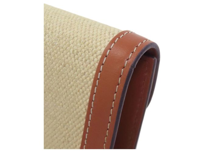 Céline Cartera pequeña con solapa Celine Triomphe Bi-fold Castaño - vista 29