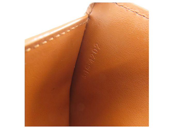 Céline Cartera pequeña con solapa Celine Triomphe Bi-fold Castaño - vista 9