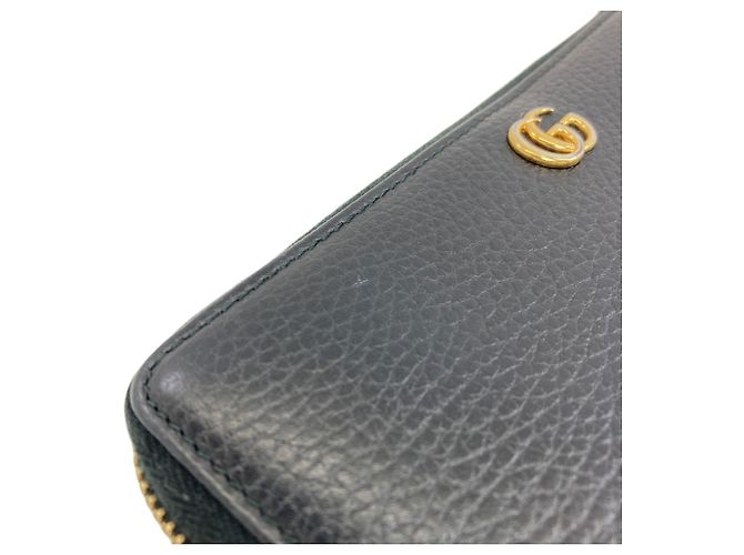 Marmont Cartera larga de piel de becerro Gucci Negro - vista 13