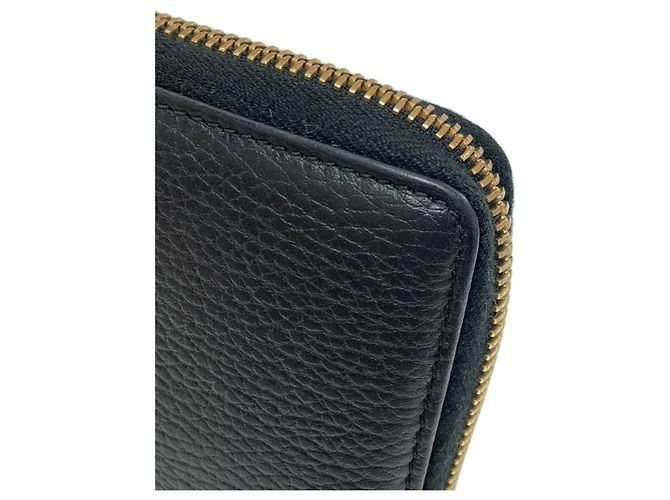 Marmont Cartera larga de piel de becerro Gucci Negro - vista 14