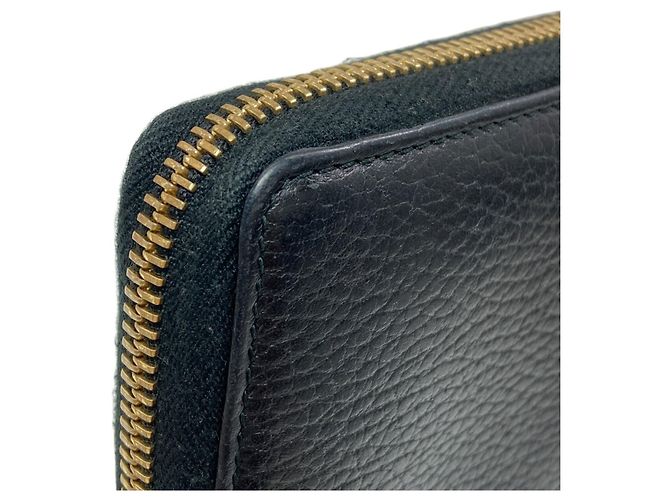Marmont Cartera larga de piel de becerro Gucci Negro - vista 15