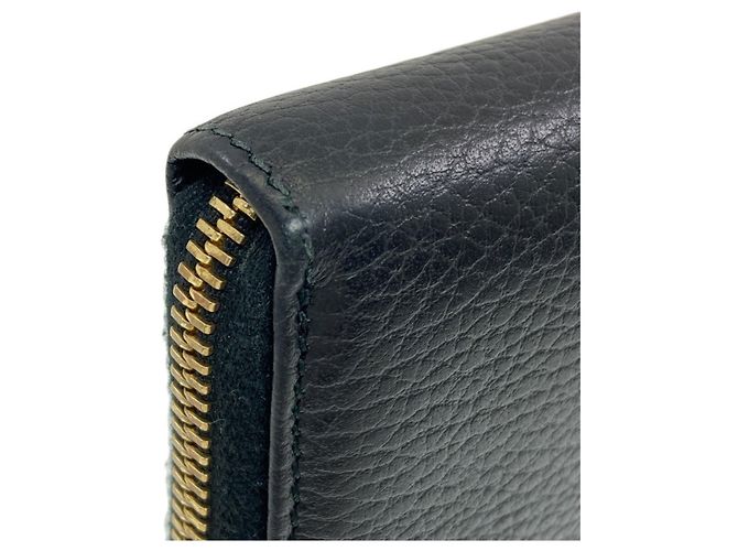 Marmont Cartera larga de piel de becerro Gucci Negro - vista 17