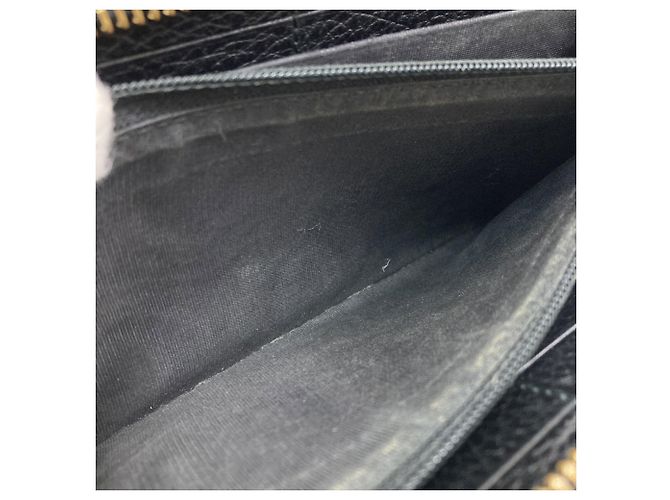 Marmont Cartera larga de piel de becerro Gucci Negro - vista 5