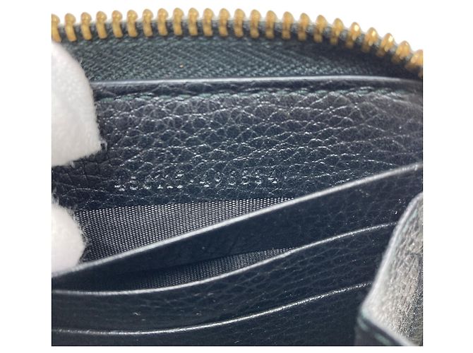 Marmont Cartera larga de piel de becerro Gucci Negro - vista 7