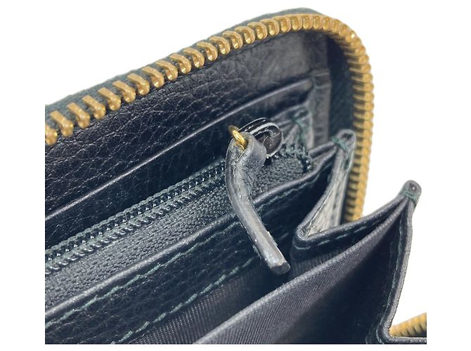 Marmont Cartera larga de piel de becerro Gucci Negro - vista 8