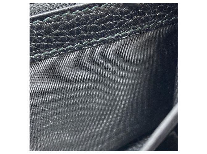 Marmont Cartera larga de piel de becerro Gucci Negro - vista 9