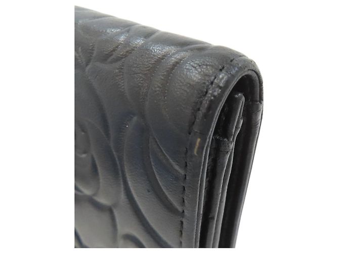 Chanel Camellia Long Wallet Schwarz - Ansicht 21