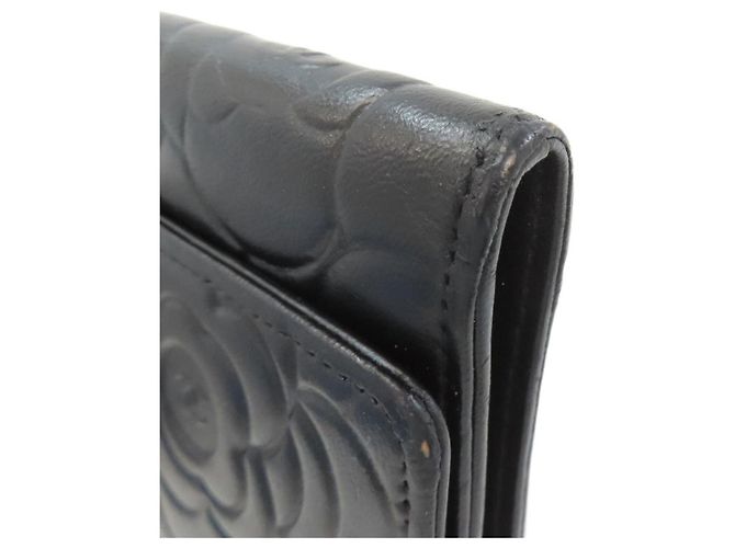 Chanel Camellia Long Wallet Schwarz - Ansicht 23