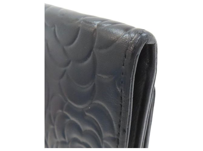Chanel Camellia Long Wallet Schwarz - Ansicht 24