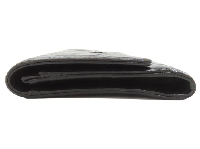 Chanel Camellia Long Wallet Schwarz - Ansicht 3