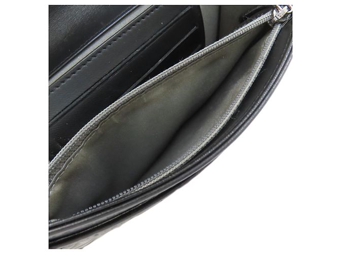 Chanel Camellia Long Wallet Schwarz - Ansicht 6