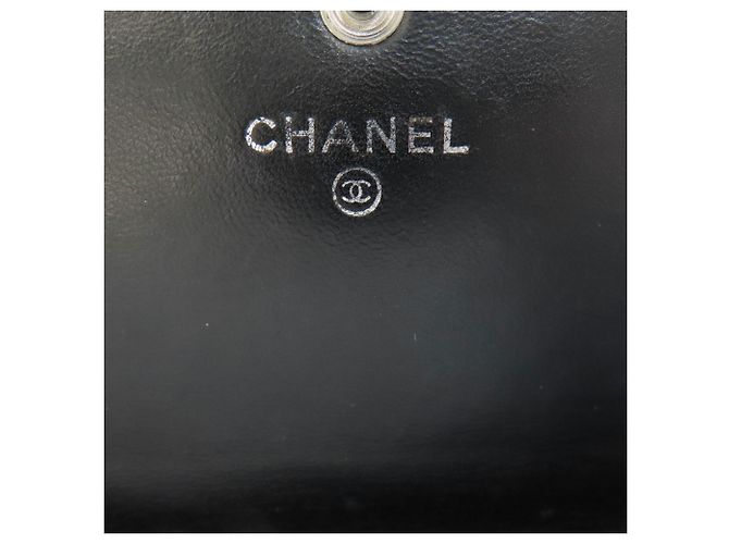 Chanel Camellia Long Wallet Schwarz - Ansicht 7