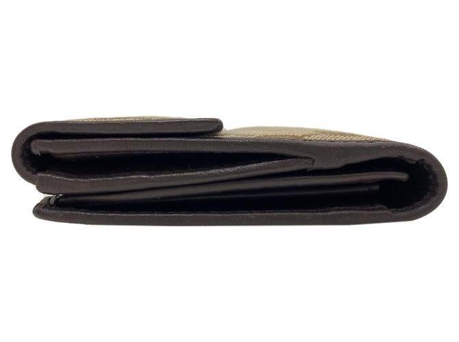 Gucci Brown Canvas Tri-fold Wallet - view 3