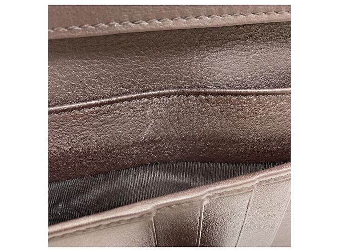 Gucci Brown Canvas Tri-fold Wallet - view 9