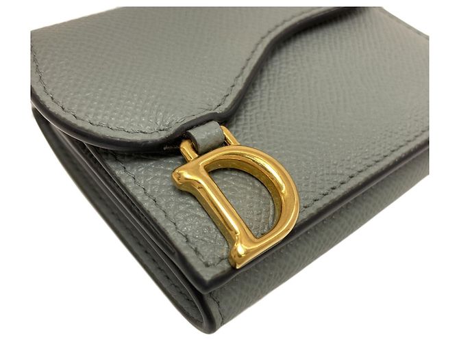 Christian Dior Saddle Lotus Bi-fold Wallet Braun - Ansicht 11