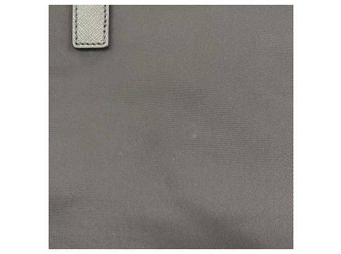 Borsa Tote Prada 1BG132 Logo Hardware Nero - vista 9