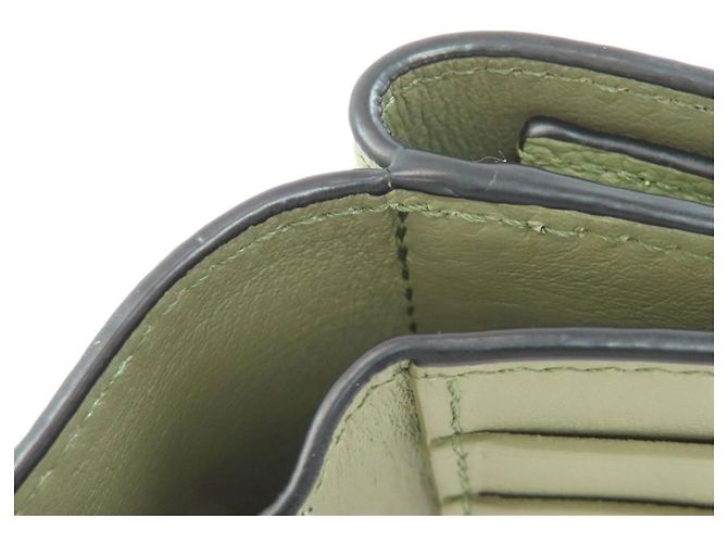 Loewe Anagram Trifold Wallet Grün - Ansicht 12
