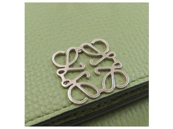Loewe Anagram Trifold Wallet Grün - Ansicht 13