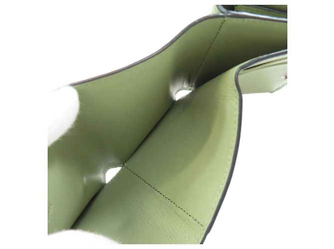 Loewe Anagram Trifold Wallet Grün - Ansicht 5