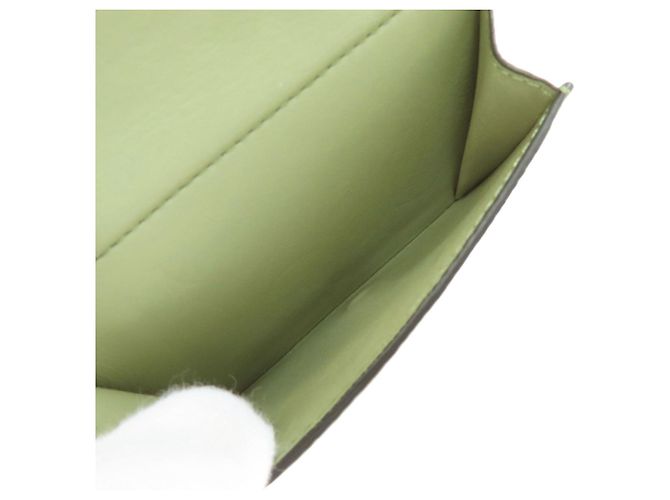 Loewe Anagram Trifold Wallet Grün - Ansicht 6