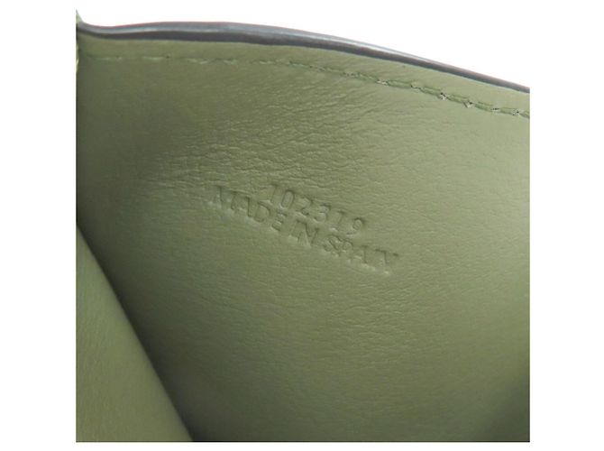 Loewe Anagram Trifold Wallet Grün - Ansicht 8