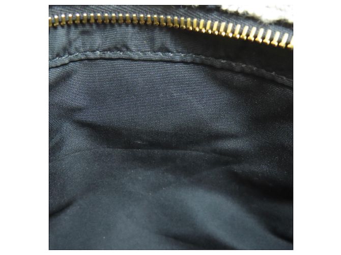 Borsa 2 Way Miu Miu Nero Bianco - vista 12