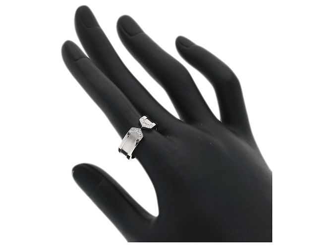 Anello Cartier C2 Diamond Band in oro bianco 18K - vista 6