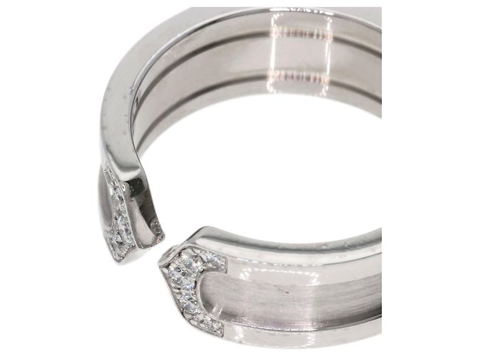 Anello Cartier C2 Diamond Band in oro bianco 18K - vista 8