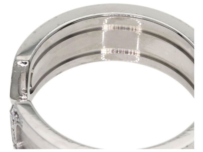 Anello Cartier C2 Diamond Band in oro bianco 18K - vista 9