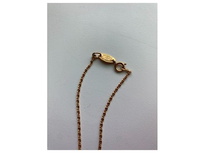 Collana Chanel CC con pendente D'oro - vista 4
