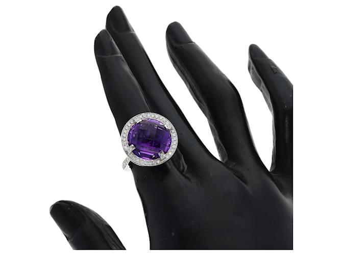 Anello Chaumet Attrape-Moi Amethyst Diamond - vista 10