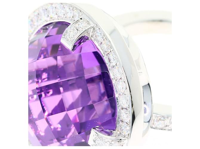 Anello Chaumet Attrape-Moi Amethyst Diamond - vista 9