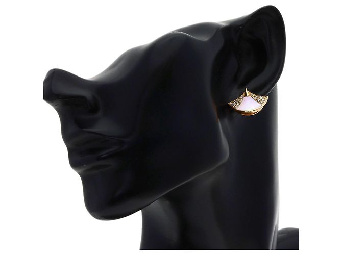 Bulgari Orecchini Diva's Dream in diamante a forma di conchiglia Bvlgari - vista 5