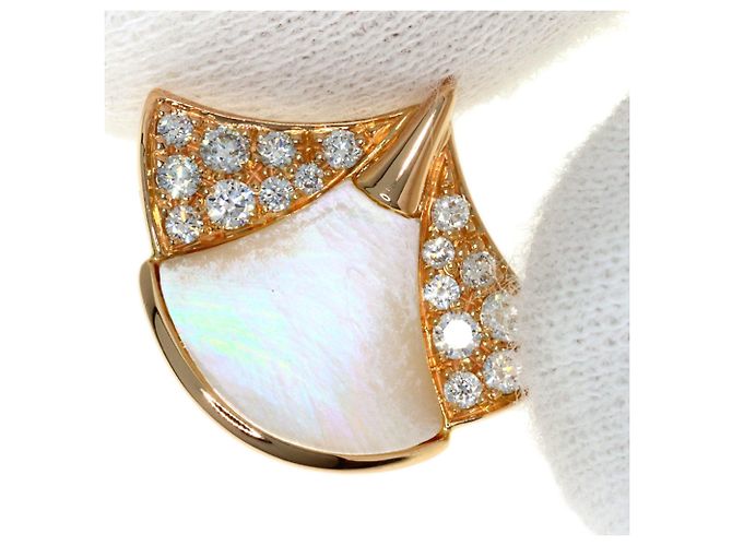 Bulgari Orecchini Diva's Dream in diamante a forma di conchiglia Bvlgari - vista 7