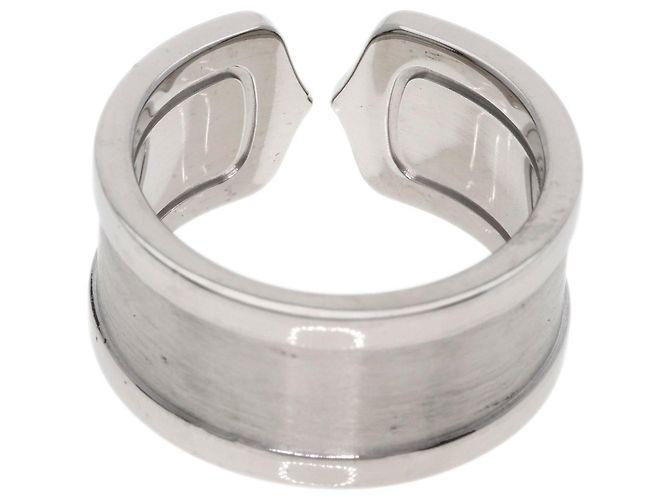 Anello C2 Band in oro bianco 18K Cartier - vista 4