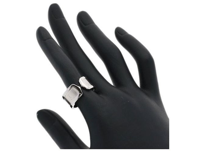 Anello C2 Band in oro bianco 18K Cartier - vista 6