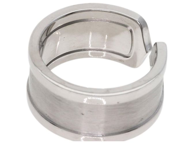 Anello C2 Band in oro bianco 18K Cartier - vista 9