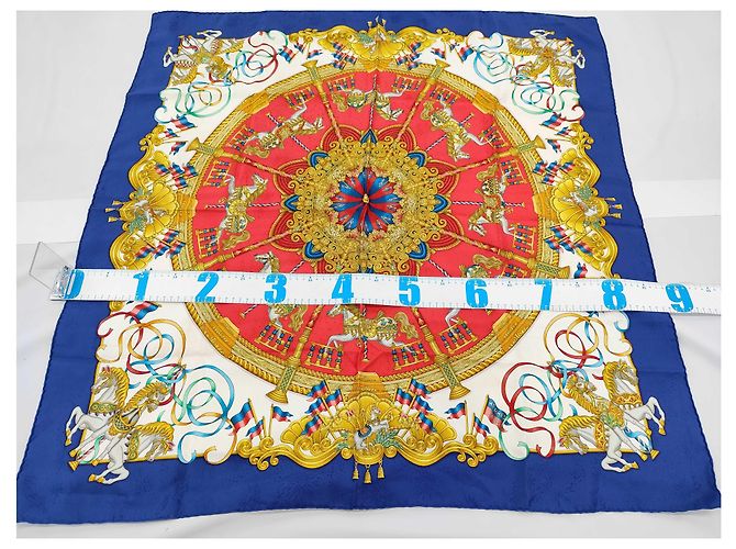 Hermès Hermes Carré 90 Seta multicolore 90 x 90 - vista 2