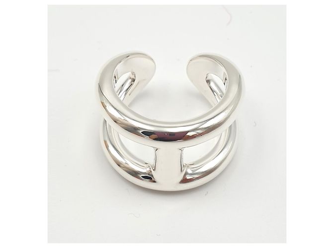 Anillo Hermès Osmose GM Plata de Ley Talla 58 - vista 2