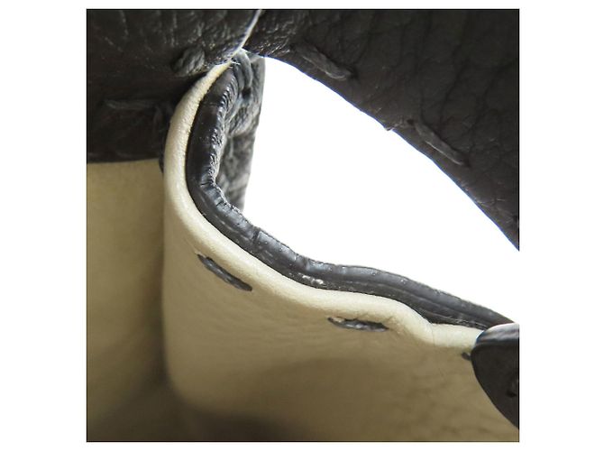 Borsa a 2 modi Fendi Peekaboo Medium Selleria Marrone - vista 13