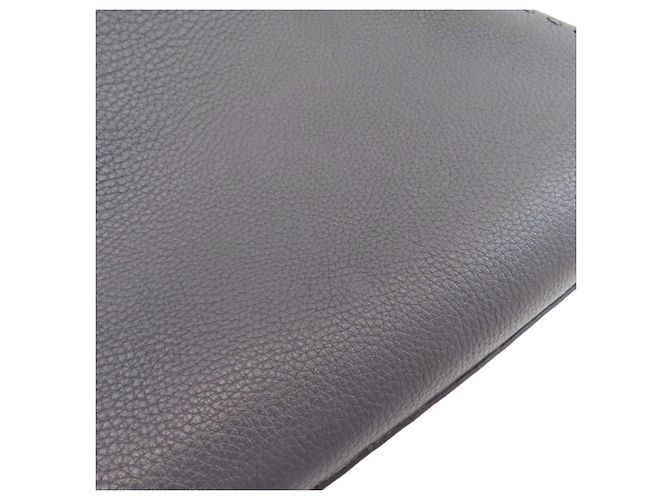 Borsa a 2 modi Fendi Peekaboo Medium Selleria Marrone - vista 14
