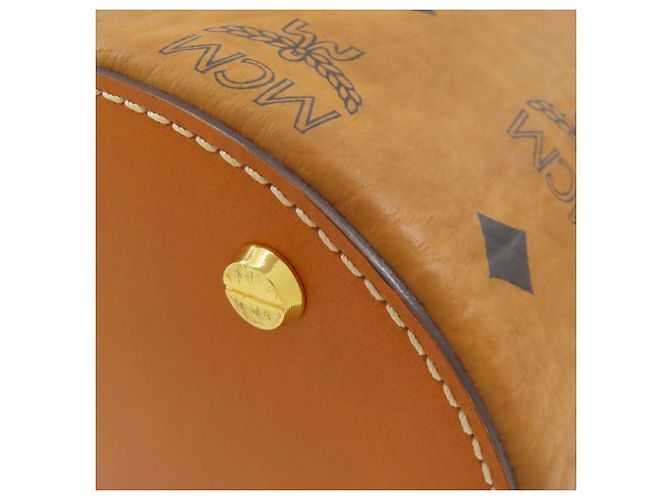 Borsa 2-Way MCM in PVC marrone - vista 22
