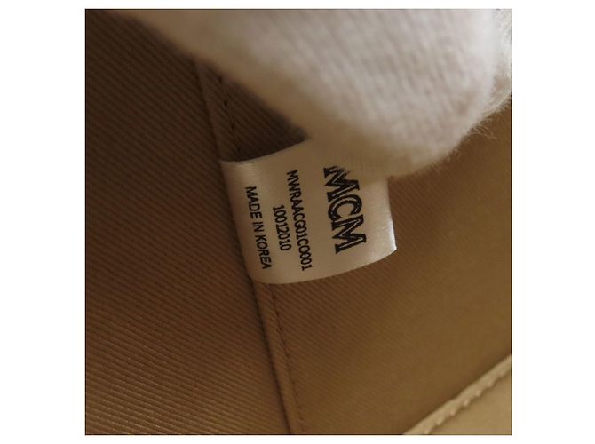 Borsa 2-Way MCM in PVC marrone - vista 7