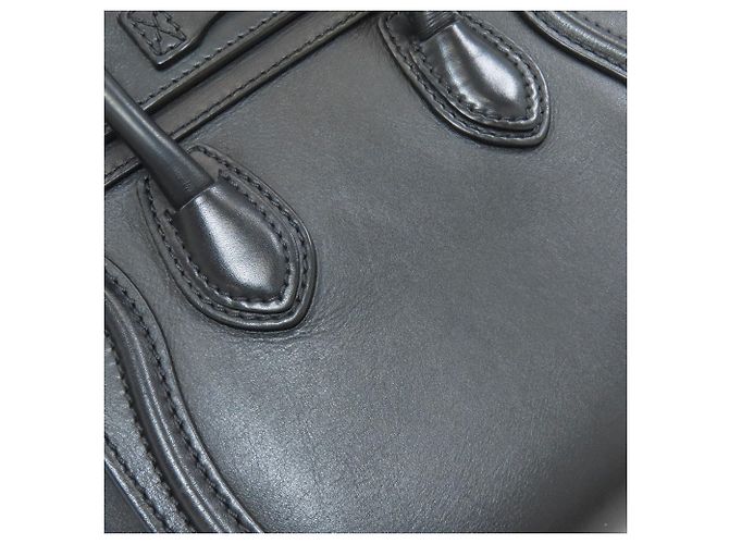 Céline Borsa Celine Luggage Nano 2-Way Nero - vista 16