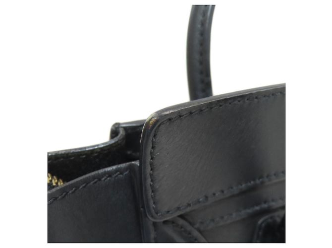 Céline Borsa Celine Luggage Nano 2-Way Nero - vista 18