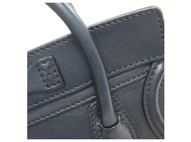 Céline Borsa Celine Luggage Nano 2-Way Nero - vista 22